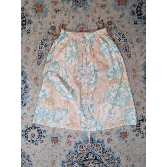 Vintage 80's Separate Scene Pastel Floral Skirt with Pockets - 12 - Made in USA - Picture 8 of 8